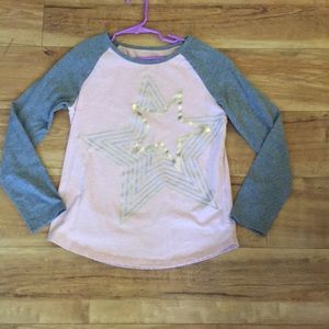 Children’s Place girls baseball style shirt